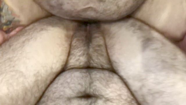 Great Daddy Bear Impregnates Ftm She - Male Life Partner - Pussy Semen Inside