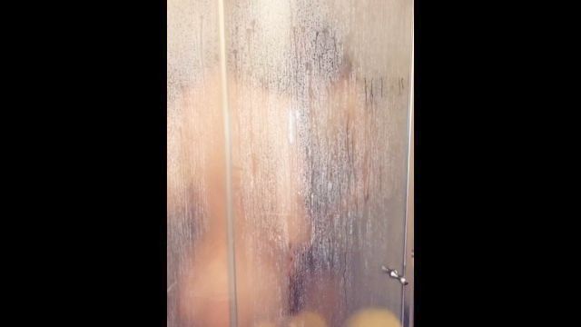 Caught In The Shower With My Horny Mate - Sweetie Gets His Balls Drained