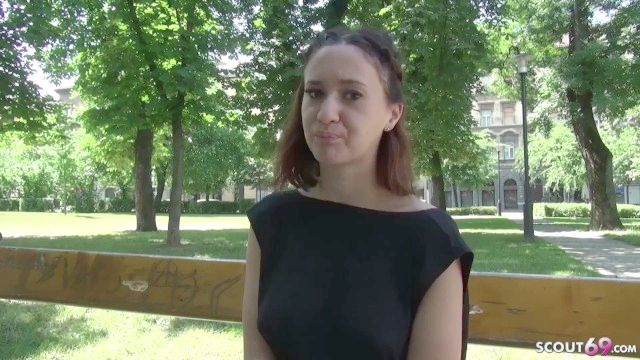 German Scout - Slim University Green Goddess Gina Get First Time Pc Webcam Sex At Modeljob