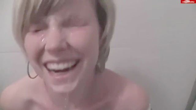 Urine Drinking - Fair Haired Takes A Leak And Gets A Amaze Visit