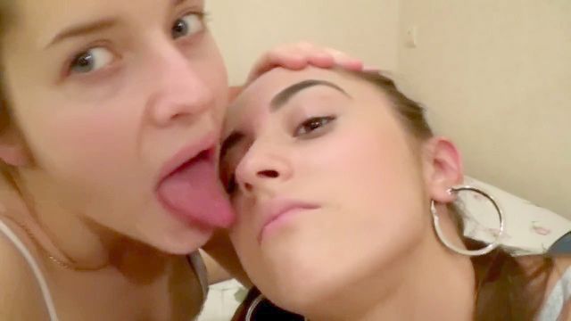 Face Touching With Tongue