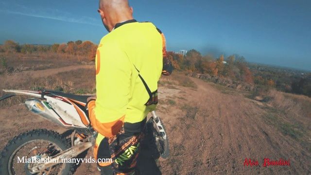 I Got A Ride On A Motorcycle And Got Fucked In My Butt . Mia Bandini