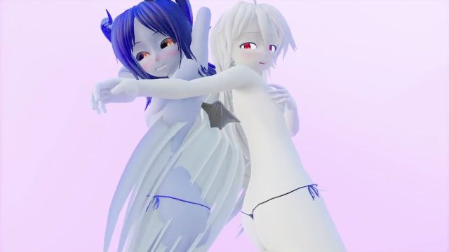 [MMD]鬼跳5个女孩由モン娘の话するかも编辑？