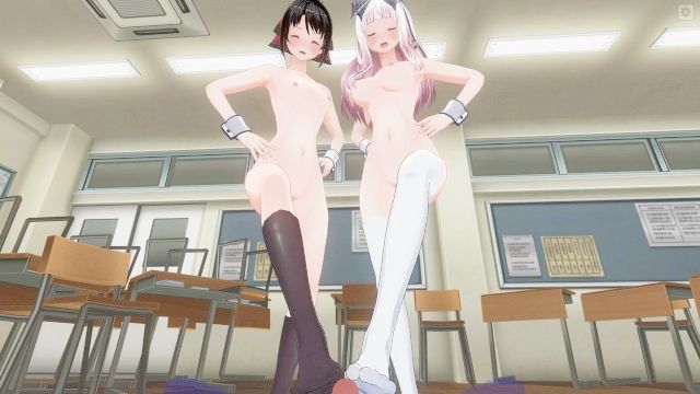 shinomiya kaguya وفوجيوارا تشيكا الحب خادمة مخصصة الحرب 3D 2