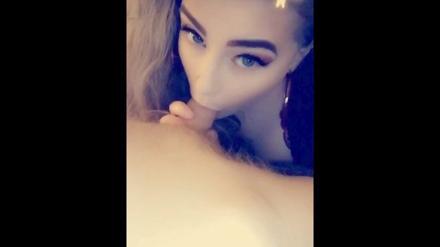 Trollop Gives Sloppy Deepthroat Blow Willy And Titfucks For Boyfriends Birthday