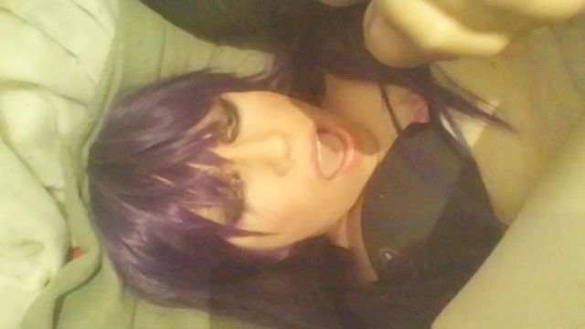 Paulina Doll Jizz In Mouth (self Facial Cum) Astonish Cd In Purple Hair