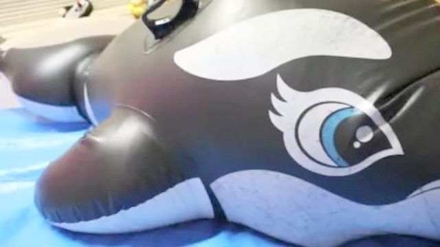 cocoasoft日本奴役breathplay kigurumi束缚wsm_inflatable_orca