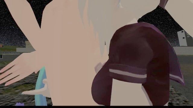 نيكو فخ تأثيري Miku Hatsune الحصول على اللسان في الواقع الافتراضي (أي صوت)