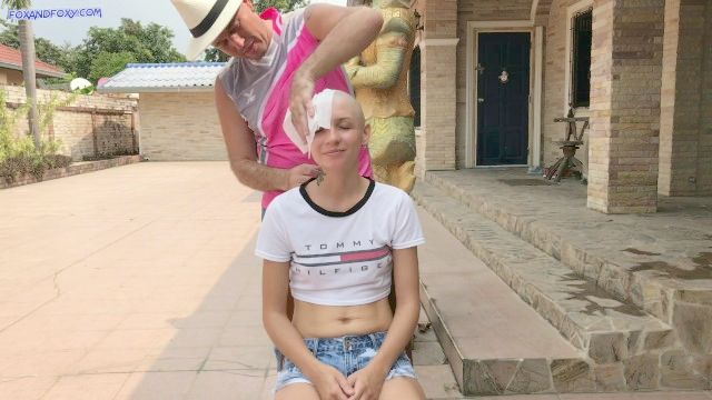 Bald Head Shaving And Double Penetration In All Holes