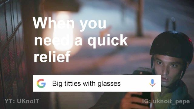 Google anuncio gritando (versión porno) sin censura