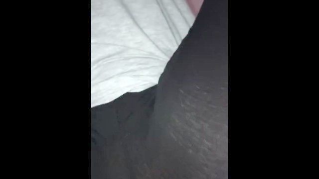 Wearing My See Through Ripped Gym Leggings