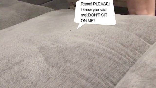 roma gigante aplasta a una pequeña con su culo SFX