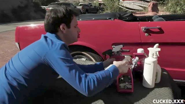 الثلوج سكايلر هو حلمة nympho الكبير الذي cucks زوجها مع ملمع سيارة