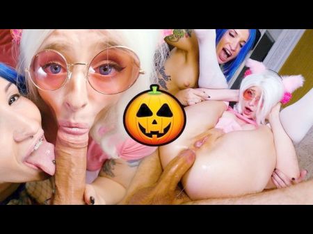 Halloween 2019 Fuck With A Nearby Guy , Anus Fuck Gape And Squirt