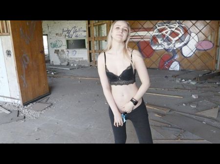 Lovely Fuck With A Lovely Non - Mature Cutie In An Abandoned Building