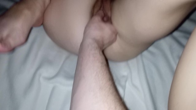 Taking A Big Dildo And Fist Together.