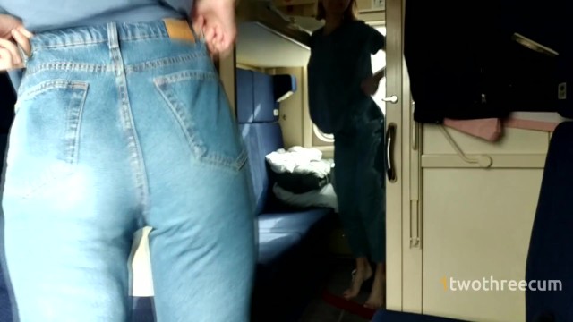 Double Cum In Mouth For Cutie Traveler In Train