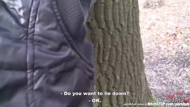 Bitch Stop - Athletic Blonde Get Fucked In The Park