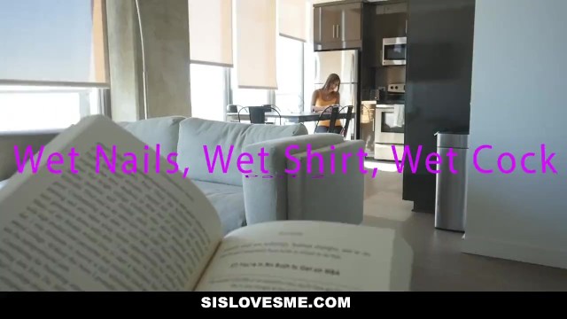 Sislovesme - Fucked My Step-sister While She Did Hw