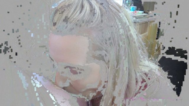 White Trash Facial Trailer Park Light Haired Deepthroat & Semen Sprayed Face ♥️