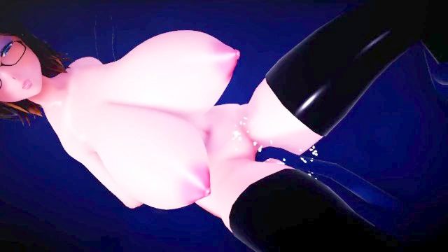 аниме девушка щупальце диплом: инфляция тела и расширение груди с помощью Imbapovi