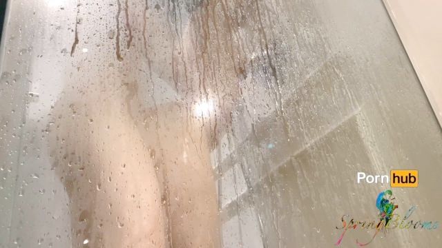 Amazing Immature Love Gets A Internal Jizz Shot Before University - Morning Shower