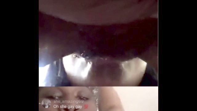 Black Sapphic Couples Eating Wet Twat Ig Live