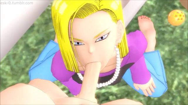 android 18 blow job