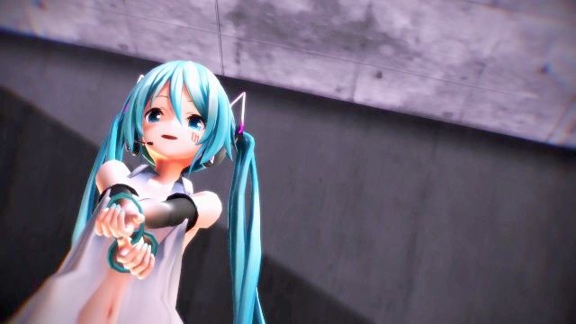 Mmd Hatsune Miku Pink Cat