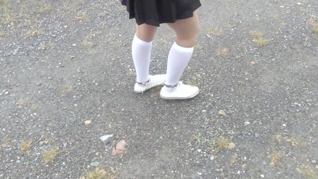 Schoolgirl White Knee Socks And Ankle Cuffs / Shackles Handcuffs