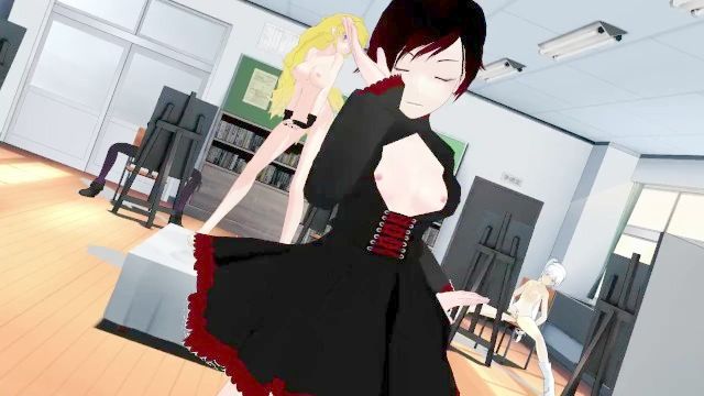 [grogg] Rwby Art Class Modeling (rwby Crew)