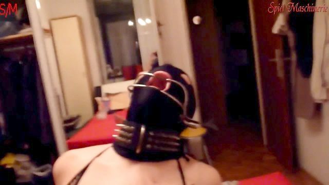 Point Of View Assfuck Orgasm With Dental Gag Birthday Evening Thrall Hussy