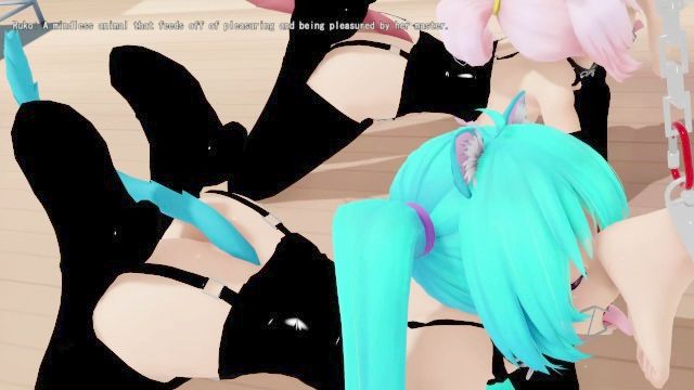 новый питомец учителя (юри бондаж секс / фут фетиш) 3d Mmd